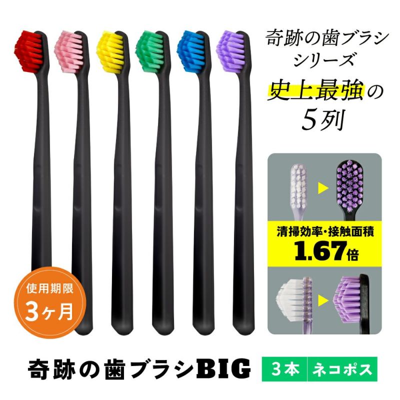 奇跡の歯ブラシ　30本 奇跡の歯ブラシBIG 3本 | ［公式］奇跡の歯ブラシweb shop